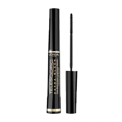 Imagen de L&#039;Oreal Paris Make up Designer Telescopic Extra Black Máscara de Pestañas, Color Negro, 8 ml (Paquete 1)