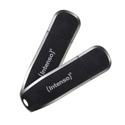 Imagen de Intenso Speed Line Memoria USB de 2X 64 GB 3.2 Gen 1x1, Negro