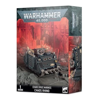 Imagen de Games Workshop Warhammer 40k Space Marine du Chaos Rhino (2019) 99120102092, Color Negro