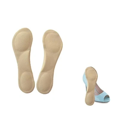 Imagen de Plantillas 3/4 Gel Delgado, Soporte Arco, para Zapatos/Tacones de Mujeres Una Talla Unica, Marron