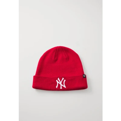 Imagen de &#039;47 MLB NEW YORK Yankees Raised CUFF Unisex Gorro, Talla: One Size, Red