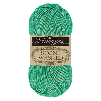 Imagen de Scheepjes 825 Malaquita Stone Washed Hilo 10x50g