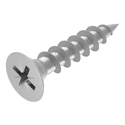 Imagen de SECCARO Tornillo para madera aglomerada, 5 x 20 mm, acero inoxidable, V2A, VA A2, rosca completa, Phillips, PZ, 250 unidades