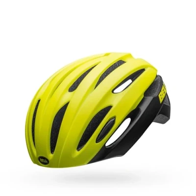 Imagen de Bell Avenue Casco de Bicicleta LED para Hombre, Mate, Brillante, Hi Viz/Black, Talla M