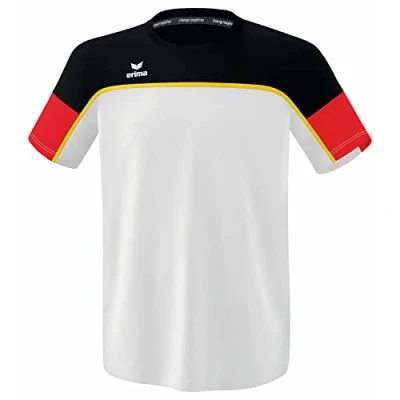 Imagen de Erima „Change by Funcional Camiseta, Blanco/Negro/Rojo, 140 Unisex niños
