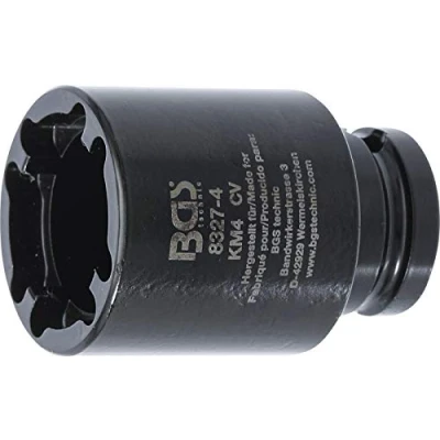 Imagen de BGS 8327 4 Vaso almenado para tuercas ranuradas dientes internos KM4