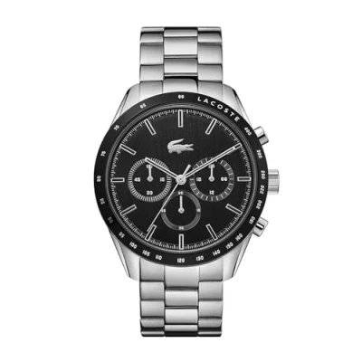 Imagen de Lacoste Reloj Cronógrafo de Cuarzo Colección BOSTON para Hombre con Pulsera Cuero o Acero Inoxidable en Enlace Malla