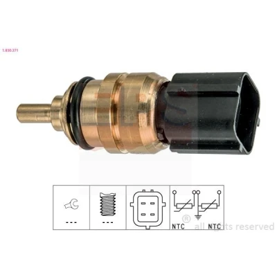 Imagen de EPS 1.830.371 Sensor de Temperatura del Refrigerante Made in Italy OE Equivalent blanco HYUNDAI: i10 I, SANTA FE 2, Getz, KIA: Picanto SORENTO 2
