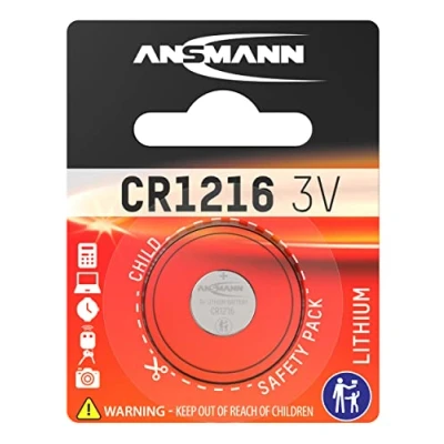 Imagen de Ansmann 3v Lithium Cr1216 Pilas (litio, Button/coin, 3v) Plata