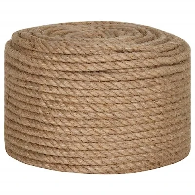 Imagen de vidaXL Cuerda, SOGA de Jardinería, Mecate para Agricultura Navegación, Cordel Bricolaje Artesanía Hogar Jardín, 100% Yute 12 mm 100 m