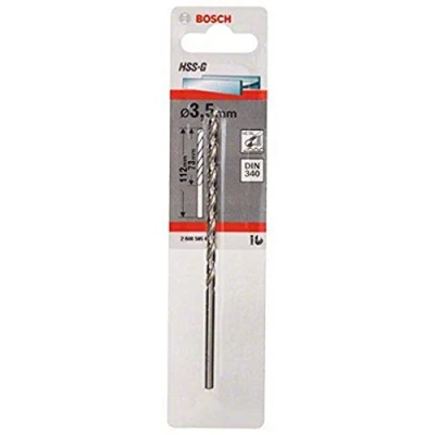 Imagen de Bosch Professional 1x HSS G Broca para metal (Ø 3,5 mm, Robust Line, Accesorios taladro)