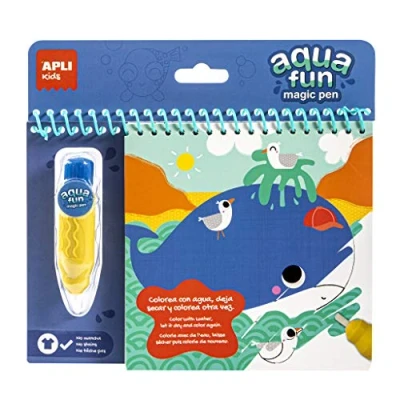 Imagen de APLI Kids 17148 Bloc mágico para colorear con pincel de agua