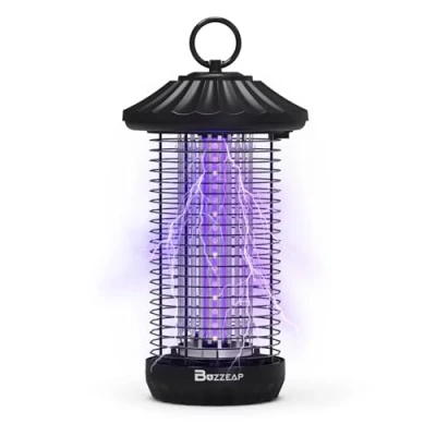 Imagen de Lampara Antimosquitos, 3800V Mata Mosquitos Electrico UV, IPX4 Impermeable para Interior y Exterior, Eficaz contra Mosquitos, Moscas e Insectos Voladores