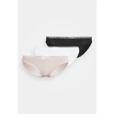 Imagen de Dorina 3 PACK Braguitas, Mujer, Talla: 34, Ivory/beige/black