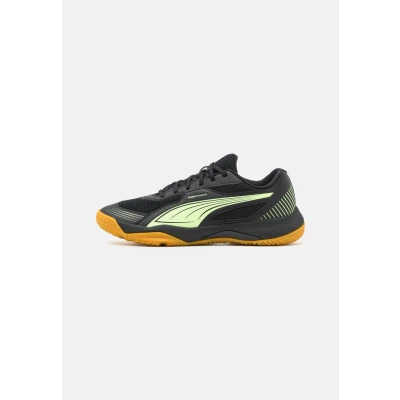 Imagen de Puma Solarflash III Zapatillas de balonmano, Hombre, Talla: 45, Black/fizzy apple Tela/tejido sintético