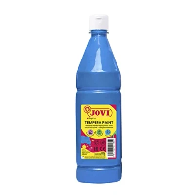 Imagen de Tempera liquida jovi escolar 1000 ml azul cyan