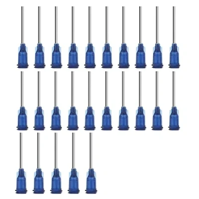 Imagen de jeringa de plástico Luer Lock, punta roma 22G, herramientas medición para medir, brillo labios, relleno líquidos, dispensación, manualidades bricolaje, aplicador pegamento