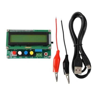 Imagen de NOLOWY LC100 A Medidor de capacitancia inductancia digital LCD alta precisión para prueba condensador Mini interfaz USB