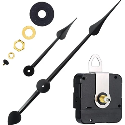 Imagen de Hicarer Mecanismo de Movimiento Reloj Par Alto con Agujas Grandes 270 mm/ 10,6 Pulgadas Largo