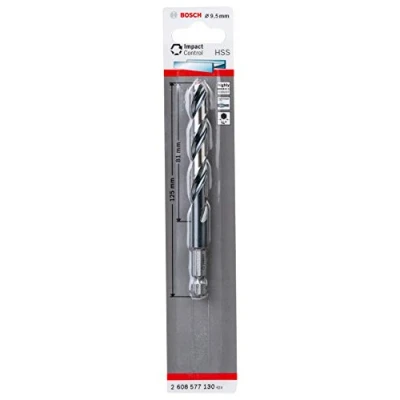 Imagen de Bosch Professional HSS Impact Control Broca hexagonal (para metal, 9.5 x 81 125 mm, accesorio de taladro)