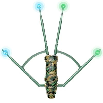 Imagen de WAVLINK AC1200 Repetidor WiFi Largo Alcance Camuflaje/Amplificador Larga Distancia Support PoE/Dual Banda 2.4+5G/4 Antena Repeater Exterior(2 Puertos Gigabit WAN/LAN)