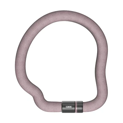 Imagen de ABUS candado de cadena Goose Lock bicicleta flexible, sin traqueteo, acero templado 6 mm grosor 110 cm longitud con llave rosa antiguo