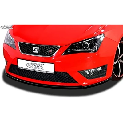 Imagen de RDX Racedesign Alerón delantero compatible con Seat Ibiza 6J SC/HB/ST FR Facelift 2012 2017 (ABS Negro Brillante)