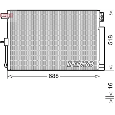 Imagen de DENSO DCN06019 Condensador con secador R 134 a JEEP: GRAND CHEROKEE 4