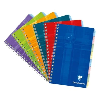 Imagen de Clairefontaine 8809C Libro de registro (11 x 17 cm, 48 hojas), colores surtidos