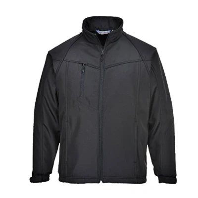 Imagen de Portwest Chaqueta Softshell Oregon Para Hombre (3 Capas), Tamaño: 4XL, Color: Negro, TK40BKR4XL