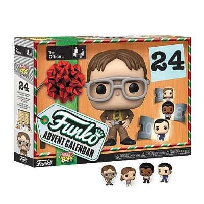 Imagen de Funko Advent Calendar: The Office Michael Scott 24 Días de Sorpresas Minifigura Vinilo Coleccionables Caja Misteriosa Idea Regalo Holiday Xmas para Chicas y Chicos