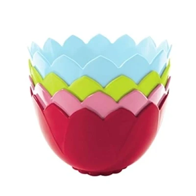 Imagen de Zak! Designs Schalen Set van 4 Stuks Melamine Assorti