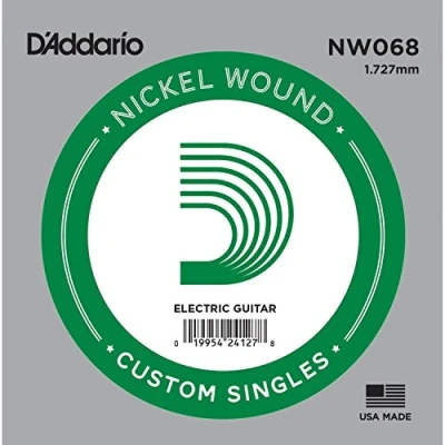 Imagen de D&#039;Addario NW068 .068 Nickel Wound Single String for Electric Guitar