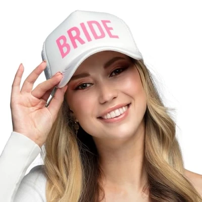 Imagen de Boland 01426 Gorra de novia, sombrero para JGA, carnaval y fiesta temática, boda, novia