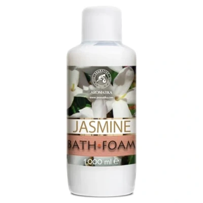 Imagen de Espuma Baño de Jazmín 1000ml con Aceite Esencial Cuidado del Cuerpo Relajación Fragancia Dulce y Suave Aromaterapia Spa Baños Burbujas Belleza