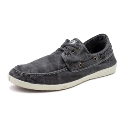 Imagen de Natural World Eco Náuticos Hombre 303E Zapatos Verano Calzado Sostenible y Casual (Negro, Sistema Tallas EU, Adulto, Hombre, Números, Mediano, 44)