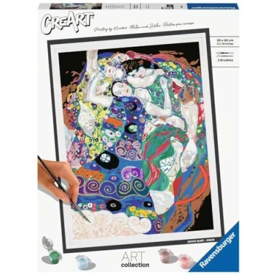 Imagen de Ravensburger CreArt Serie B Art Collection: Klimt, La Virgen, Pintar por numeros Adultos, Cuadros para Cuadro Numeros, Incluye completo Kit