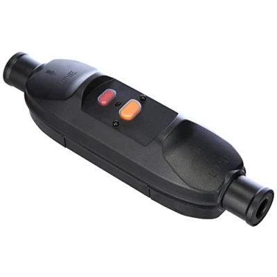 Imagen de as Schwabe Interruptor intermedio de protección personal 30 mA 230 V / 16 A apto para uso en exteriores conexión cable fijo, ambos lados IP66 I 45223