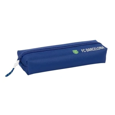 Imagen de Safta F.C. Barcelona Navy Blue Portatodo Rectangular Niño, Estuche Infantil, Ideal para Niños en Edad Escolar, Cómodo y Versátil, Calidad Resistencia, 22x7x40 cm