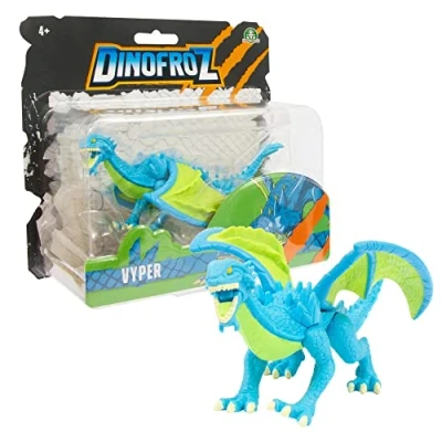 Imagen de Giochi Preziosi Dinofroz Blister De Personajes Dino&amp; Dragones Surtido B Viper, Figura Acción Articulada Y Rica En Detalles, para Niños A Partir 3 Años, Dnb10400