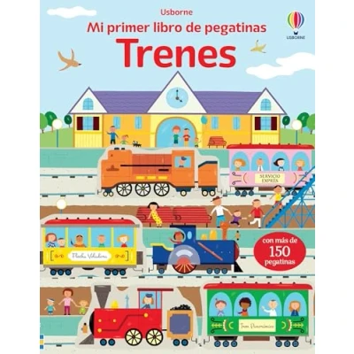 Imagen de TRENES MI PRIMER LIBRO DE PEGATINAS