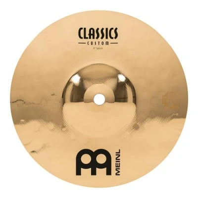 Imagen de Meinl Cymbals Classics Custom Brilliant Plato Splash de 8 pulgadas (20,32cm) Platillos Batería Bronce B12, Acabado Brillante (CC8S B)