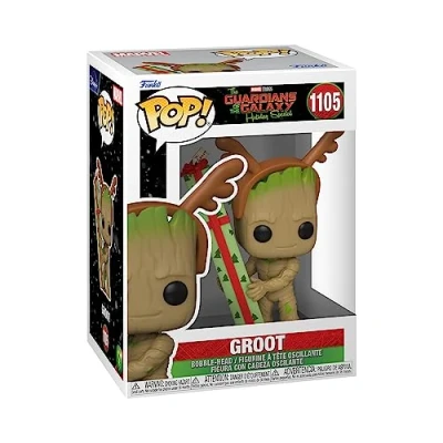 Imagen de Funko Pop! Marvel: Guardians of The Galaxy Holiday Special Groot Figura de Vinilo Coleccionable Idea Regalo Mercancia Oficial Juguetes para Niños y Adultos Movies Fans