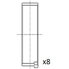 Imagen de Cojinete de biela FAI AutoParts BB2031 STD