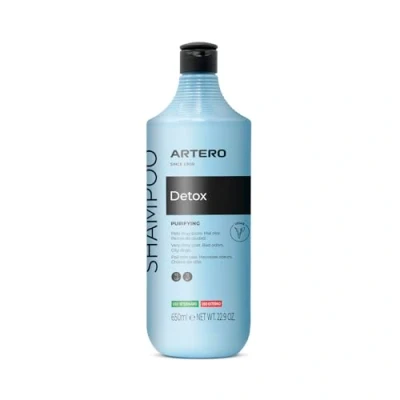 Imagen de Artero Detox. Champú para Perros y Gatos de Ciudad. Limpieza Profunda Antipolución con Carbón Activo, Control Olores Brillo Natural. Elimina Suciedad, Pelaje Limpio revitalizado. (650 ml)