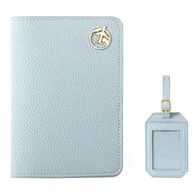 Imagen de Lychii Portadocumentos para Viajes, PU Funda de Pasaporte/Passport Holder/Case Cover, Organizador pasaportes, Tarjetas identificación, boletos avión
