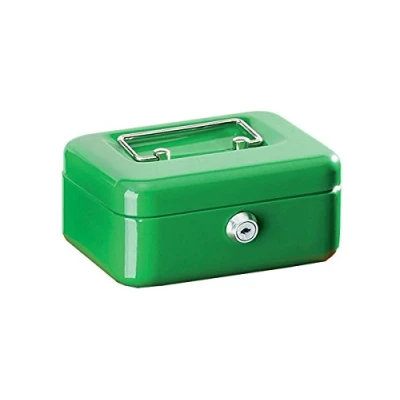Imagen de Alco 841 18 Caja fuerte metálica de caudales, 14 x 19 cm, color verde