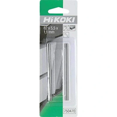 Imagen de Hikoki tools 750470 Cuchillas para cepillo 82MM (2 piezas) desechables 82x2