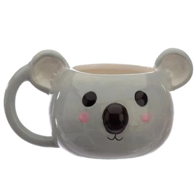 Imagen de Puckator Mug en Céramique Adoramals Tête de Koala Tazas Desayuno, Cerámica, Multicolor, único
