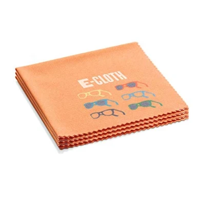 Imagen de E Cloth Paño para Gafas, Microfibra, Naranja, 3 Unidades,